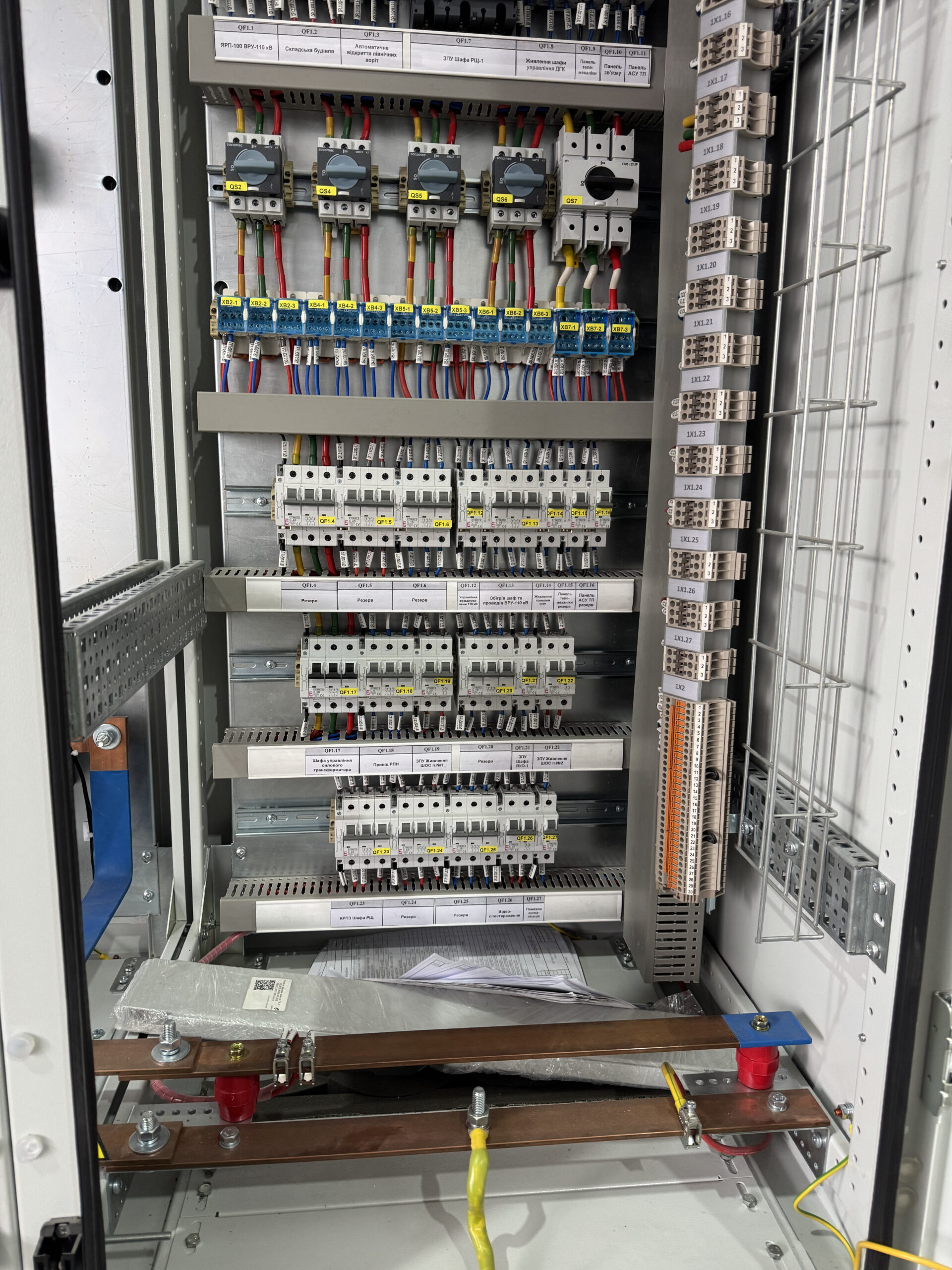 LV distribution cabinets and boards